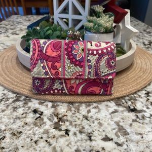 Vera Bradley Paisley Meets Plaid Wallet